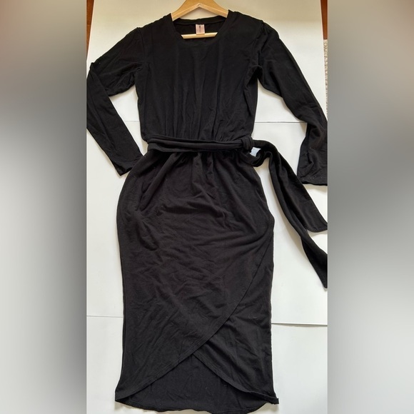 SMASH & TESS REBECCA WRAP DRESS black xxs - Picture 4 of 8